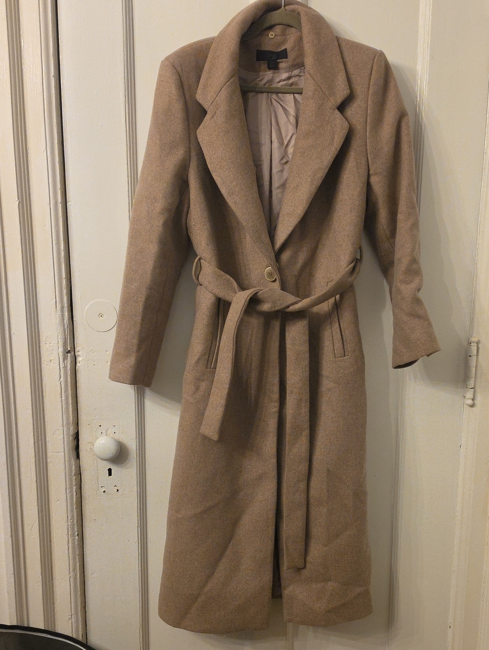Zara Women's Belted Trench Coat in Brown Size Sized Xl Fits A Medium New Read